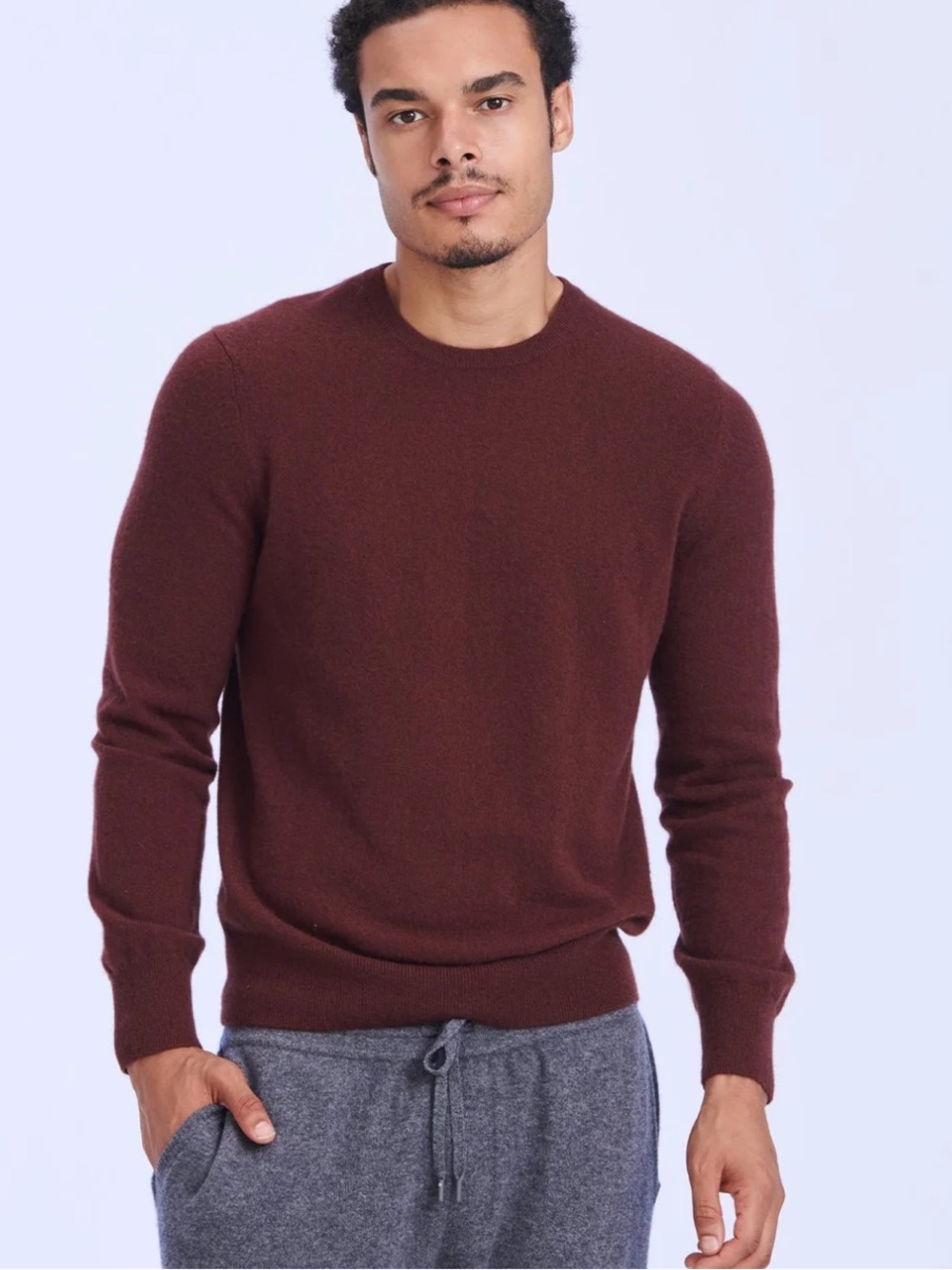 NEW NAADAM The Original Cashmere Crewneck Sweater Mens size:small
